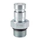 Parker PD Series steel nipple with male ORB thread