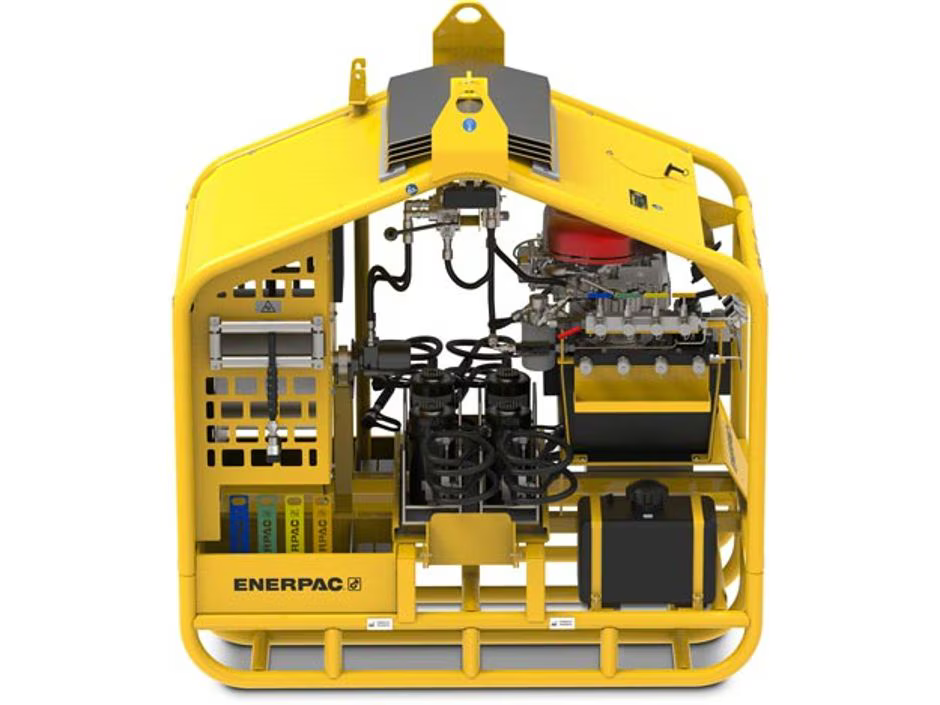 Soulèvement et maintien hydrauliques précis et contrôlés par Enerpac